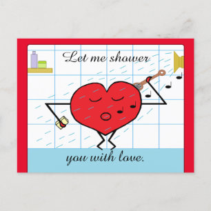 Shower You with Love Postcard