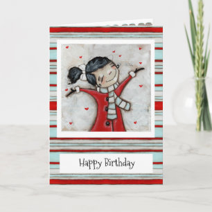 Showered with Love - Birthday Card