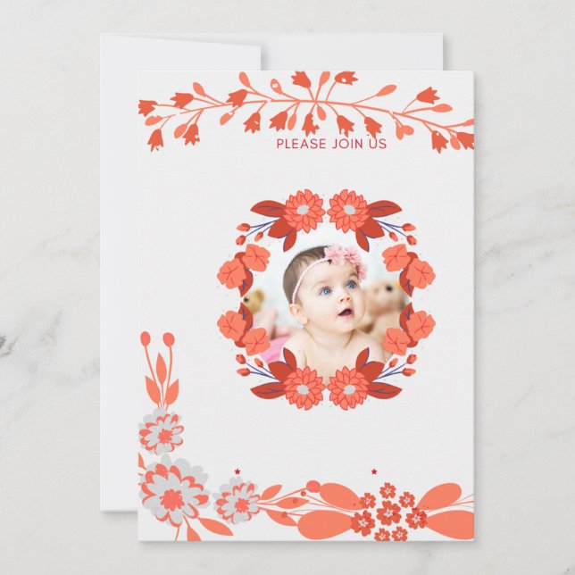 Showering_ [Mum-to-be’s Name] with love! Invitation (Front)