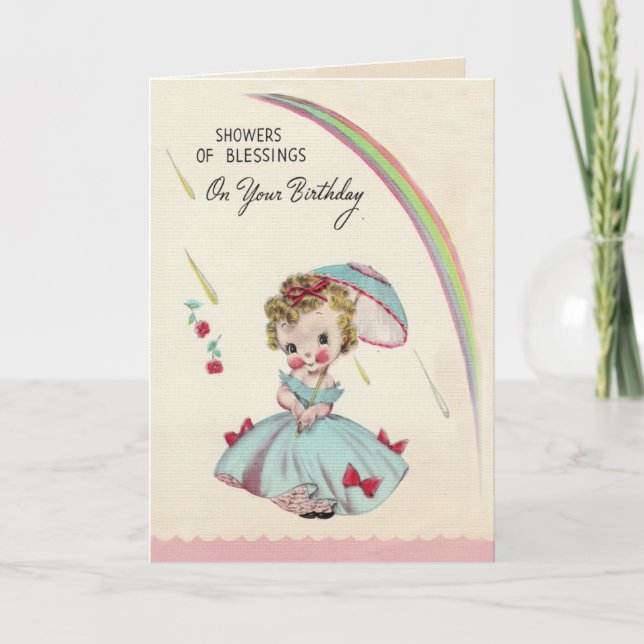 Showers Birthday Card (Front)