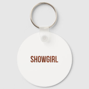 Showgirl - Pop Music Fan _1 Key Ring