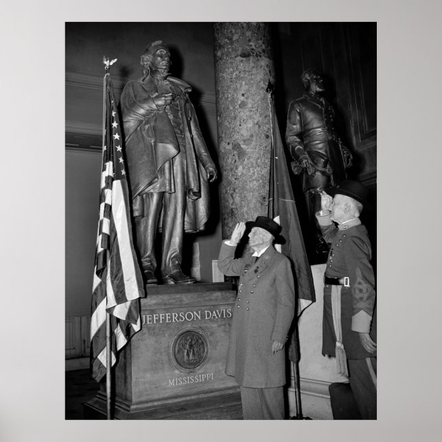 Showing Love to Jefferson Davis, 1930s Poster (Front)