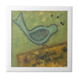 Shows Daily 4" Ceramic Tile