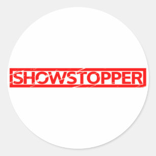 Showstopper Stamp Classic Round Sticker