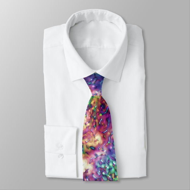 Showy coloured scales or water drops tie (Tied)