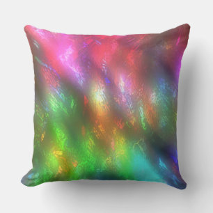Showy pink green texture with grooves under fog cushion