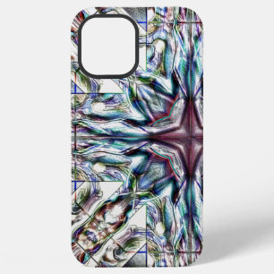 Showy texture kaleidoscope in sandy silvery colour iPhone 12 pro max case