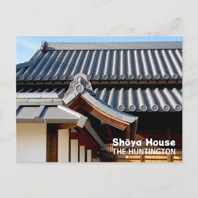 Shōya House Roof Tiles Postcard (Front)