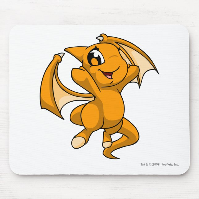 Shoyru Orange Mouse Pad (Front)