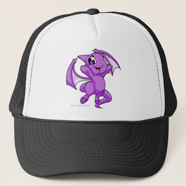Shoyru Purple Trucker Hat (Front)