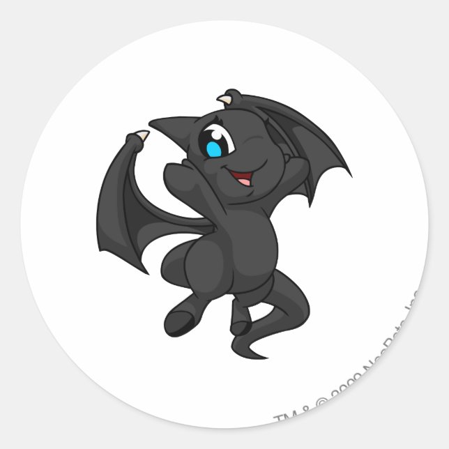 Shoyru Shadow Classic Round Sticker (Front)