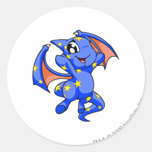 Shoyru Starry Classic Round Sticker