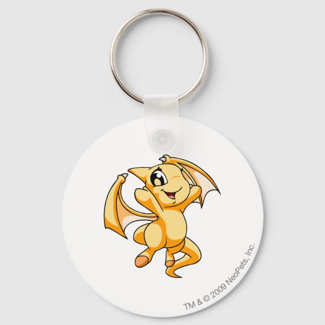 Shoyru Yellow Key Ring (Front)