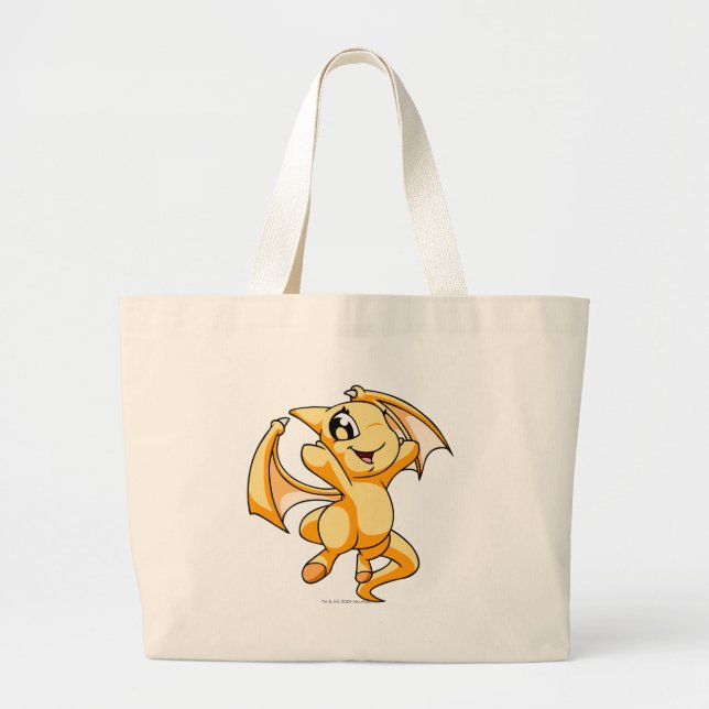 Shoyru Yellow Large Tote Bag (Front)