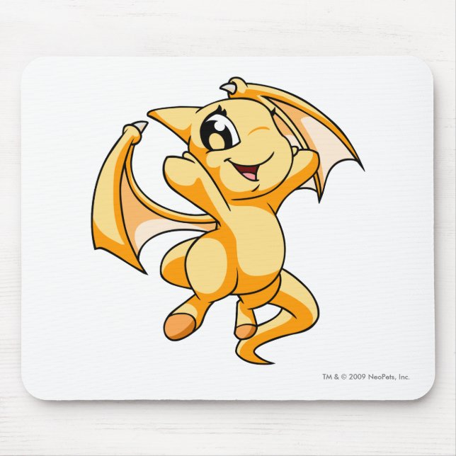 Shoyru Yellow Mouse Pad (Front)
