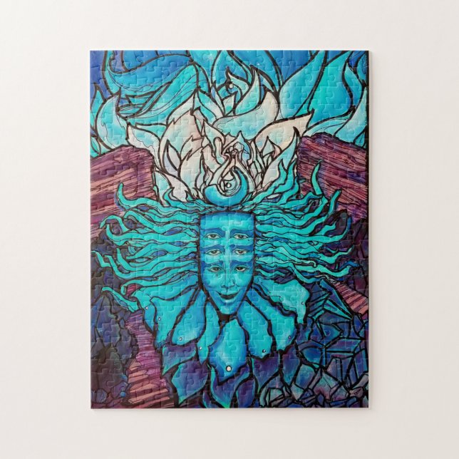 Shpongle Red Rocks Fanart Puzzle by SpaceCake (Vertical)