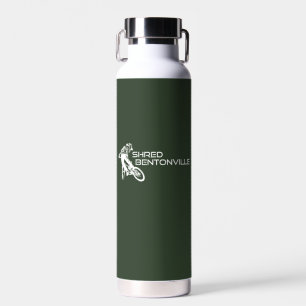 Shred Bentonville Arkansas Mountain Biking Water Bottle