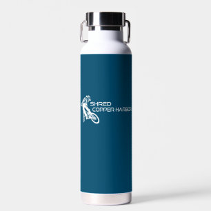 Shred Copper Harbour Michigan Mountain Biking Water Bottle