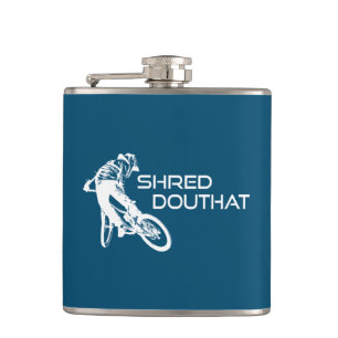 Shred Douthat State Park Virginia Mountain Biking Hip Flask