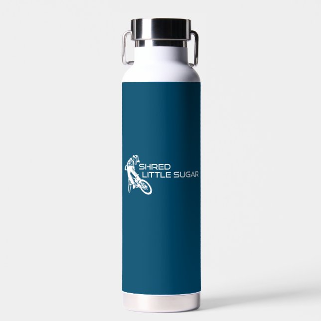 Shred Little Sugar Arkansas Mountain Biking Water Bottle (Front)