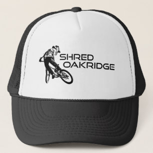 Shred Oakridge Oregon Mountain Biking Trucker Hat