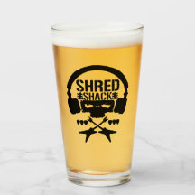Shred Shack "Bullet Club Parody" Pint Glass