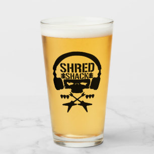 Shred Shack "Bullet Club Parody" Pint Glass