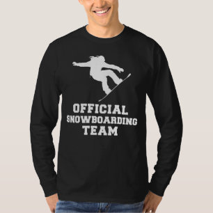 Shred & Smile - Official Snowboarding Team Tee: Ca T-Shirt