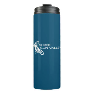 Shred Sun Valley Idaho Mountain Biking Thermal Tumbler