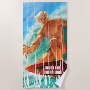 Shred The Competition 1 Beach Towel