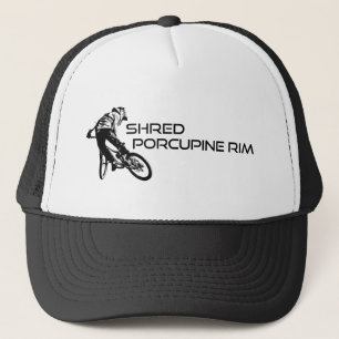 Shred The Porcupine Rim Trail Mountain Biking Trucker Hat