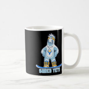 Shred Yeti - Fun Yeti Bigfoot Sasquatch Snowboardi Coffee Mug
