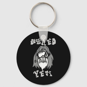 Shred Yeti - Fun Yeti Bigfoot Sasquatch Snowboardi Key Ring