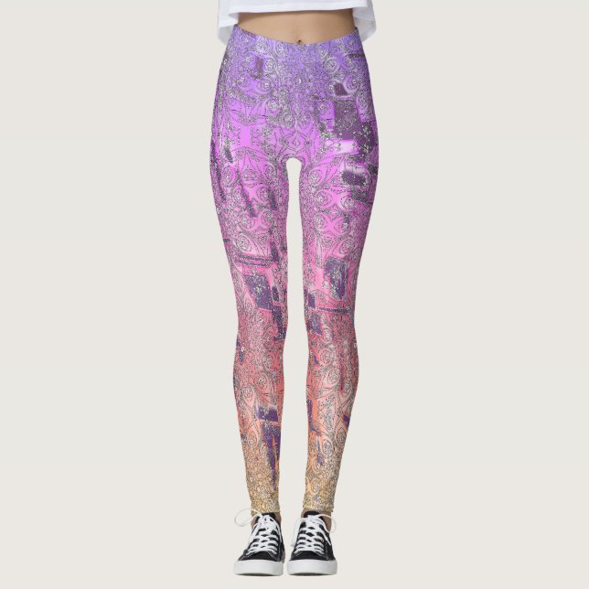 Shredded Boho Leggings (Front)
