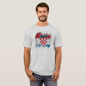 Shredders Croatian Flag T-Shirt (Front Full)