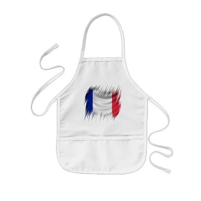 Shredders French Flag Kids Apron (Front)