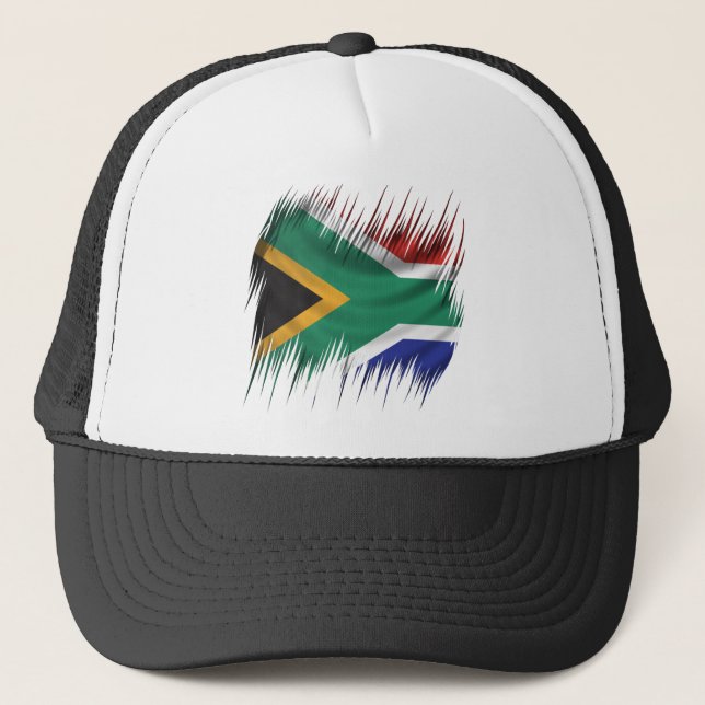 Shredders South Africa Flag Trucker Hat (Front)
