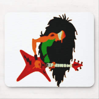 Shredder's Speed Pad: Rock Guitarist Mouse Pad