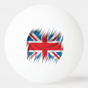 Shredders Union Jack Flag Ping Pong Ball