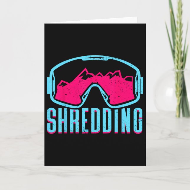 Shredding  card (Front)