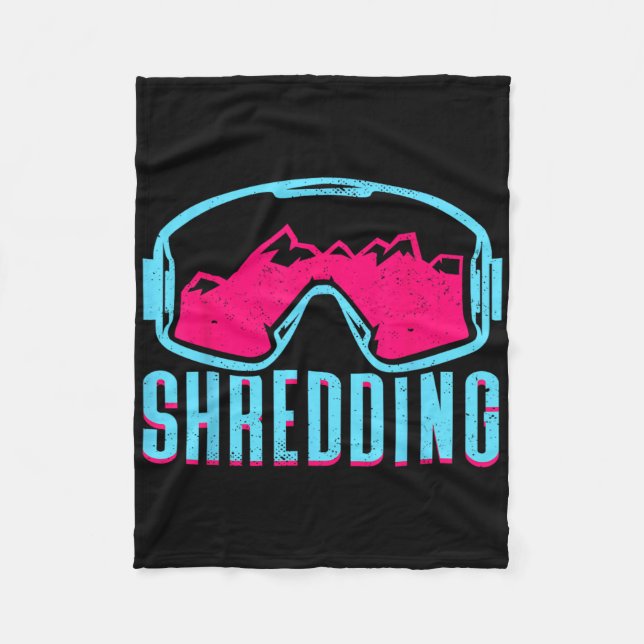 Shredding  fleece blanket (Front)
