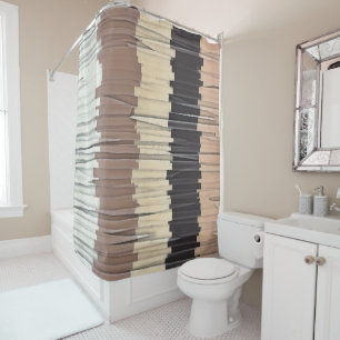 Shreds of Colours 3 Shower Curtain