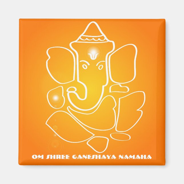 Shree Ganesha - The Indian God Magnet (Front)