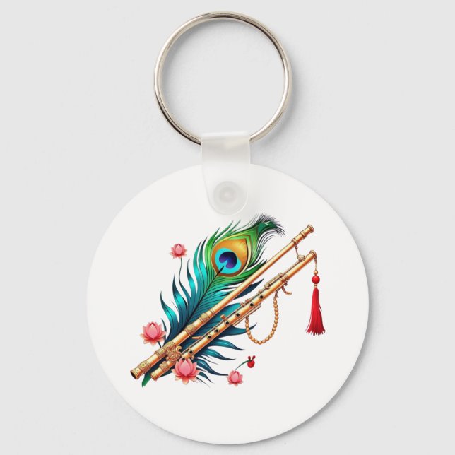 Shree Krishna Janmashtami Key Ring (Front)