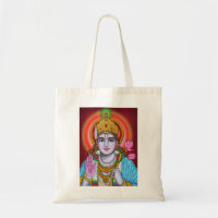 Shree Krishna Tote Bag