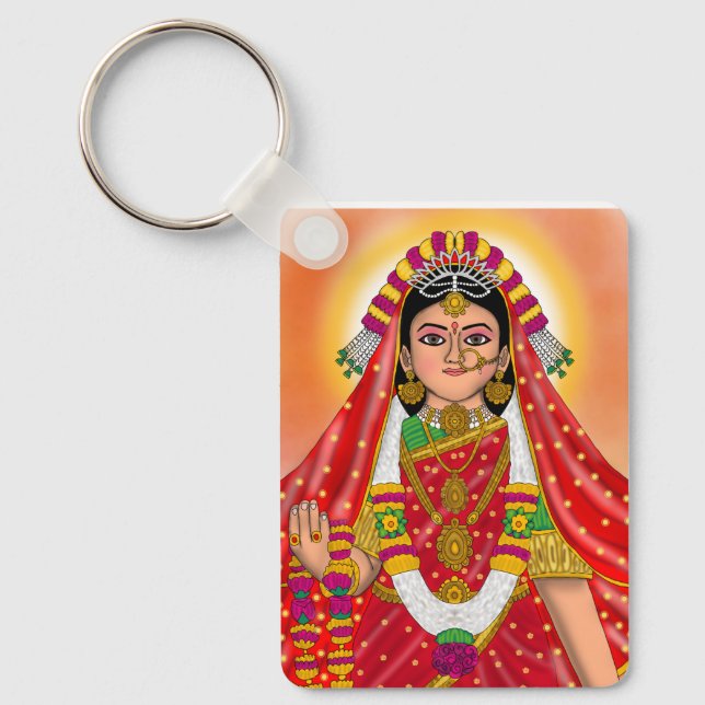 Shree Radha Keychain (Front)