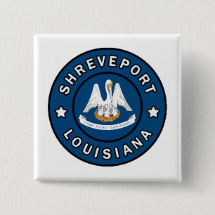 Shreveport Louisiana 15 Cm Square Badge