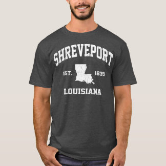 Shreveport Louisiana LA vintage State Athletic Sty T-Shirt