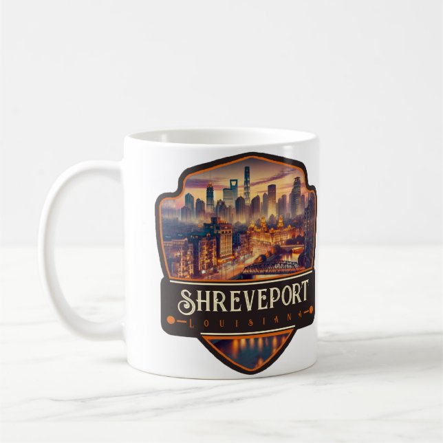 Shreveport, Louisiana  | Vintage Coffee Mug (Left)
