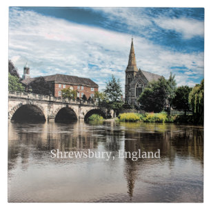 Shrewsbury, England Ceramic Tile